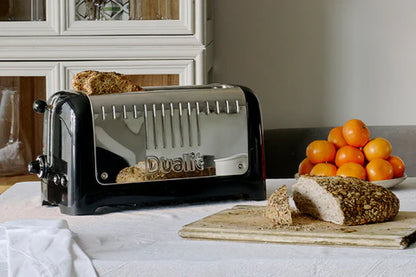 Dualit Dualit Lite 2 Slice Exra-Long Slot Toaster 46025 (Black Trim)