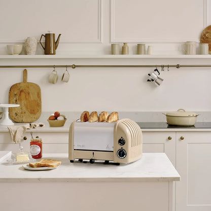 Dualit Classic Kettle & 4 Slice Vario AWS Toaster Kitchen Set (Sandstone)
