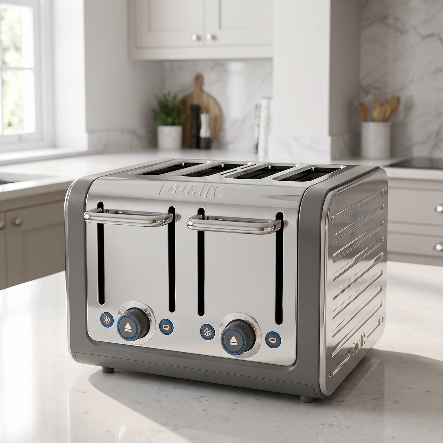Dualit Architect 4 Slice Toaster 46526 (Grey Trim)