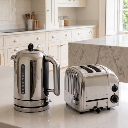 Dualit Dualit Classic Kettle & 2 Slice Vario AWS Toaster Kitchen Set (Stainless Steel)