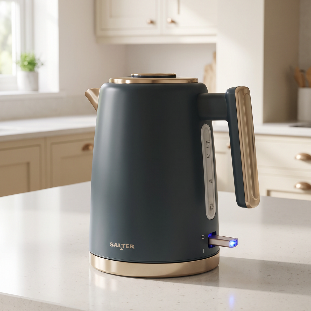Salter Salter Marino Jug Kettle EK5561BGRYF (Blue Grey)