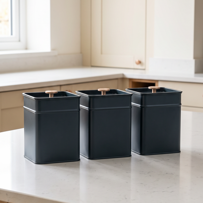 Salter Salter Marino Tea, Coffee, Sugar & Canister Set BW124592EU7 (Blue Grey)