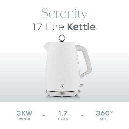 Swan Serenity Kettle Quick Boiling SK14017WHT (White)