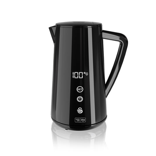 Swan Alexa Smart Kettle LED Touch Display SK14650BLKN (Black)