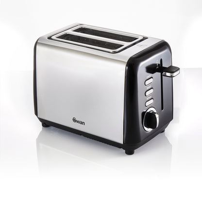 Swan TownHouse 2 Slice Toaster Metal ST14015BN (Black)