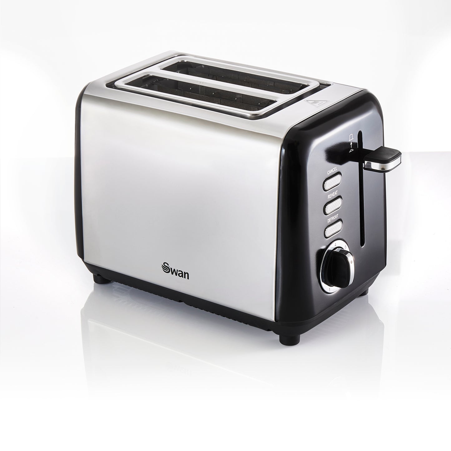 Swan TownHouse Kettle & Toaster Kitchen Set (Black)