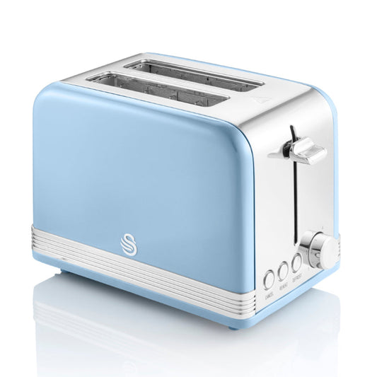 Swan Retro 2 Slice Toaster ST19010BLN (Blue)