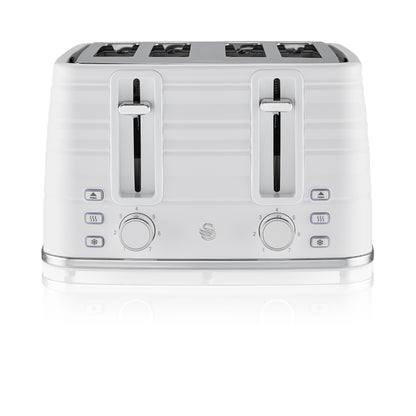 Swan Symphony 4 Slice Toaster ST31054WN (White)