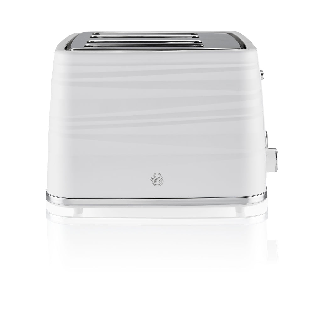 Swan Symphony 4 Slice Toaster ST31054WN (White)