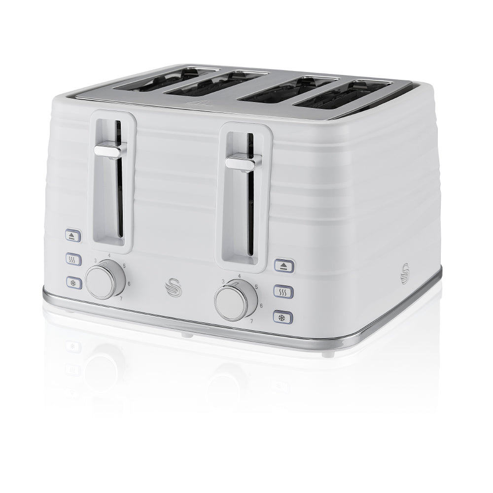 Swan Symphony 4 Slice Toaster ST31054WN (White)