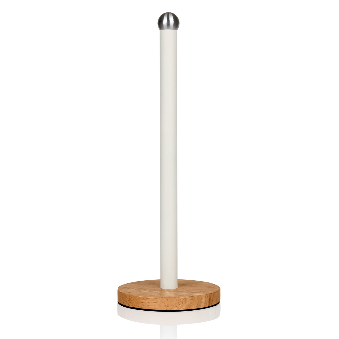 Swan Nordic Towel Pole with Bamboo Base SWKA17511WHTN (White)