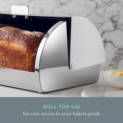 Swan Elegance Bread Bin SWKA18532WHT (White)