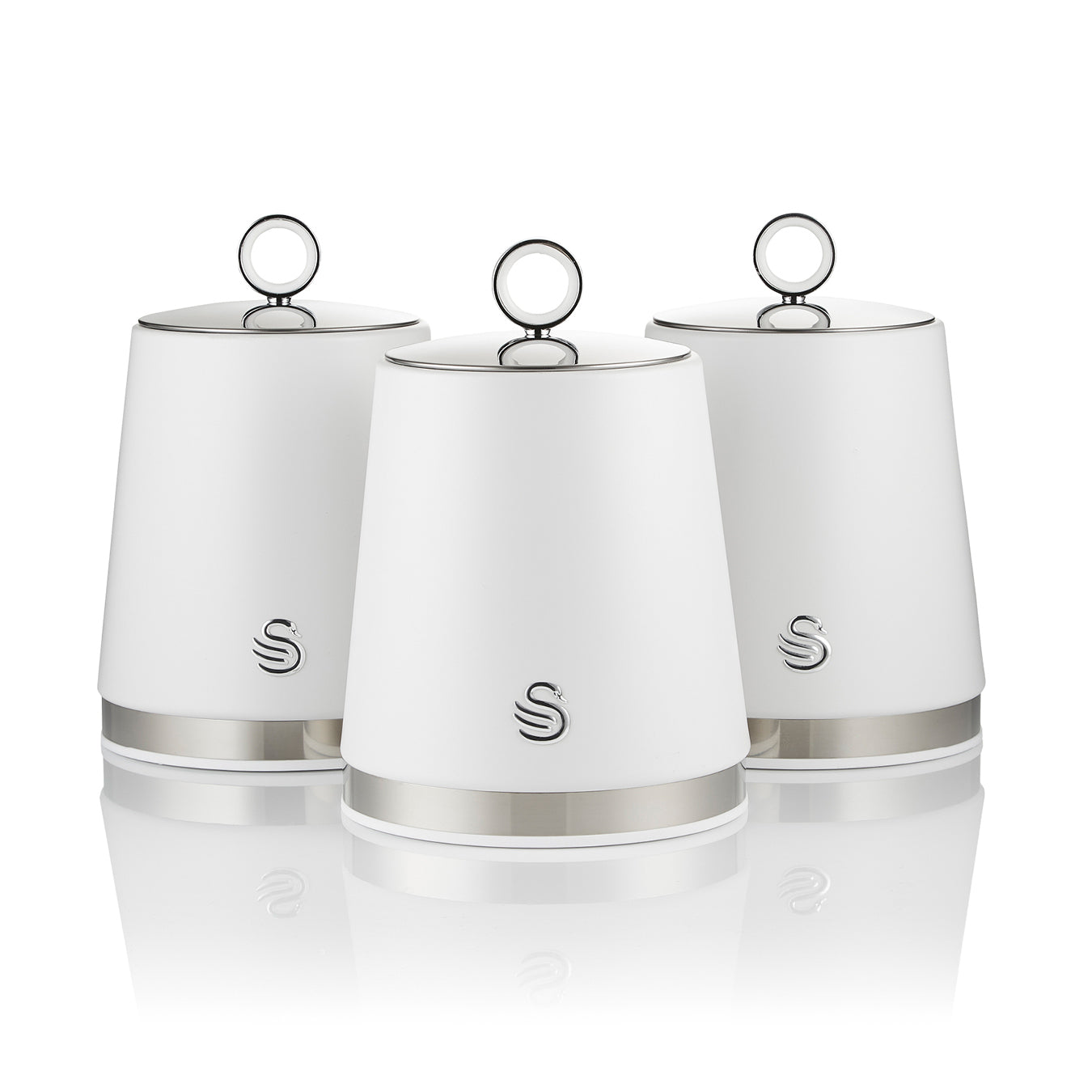 Swan Serenity Canisters Kitchen Canister SWKA18536WHT (White)