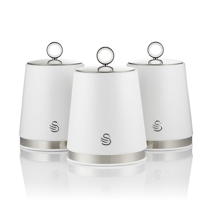 Swan Serenity Canisters Kitchen Canister SWKA18536WHT (White)