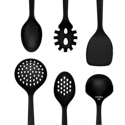 Swan Stealth 6 Piece Nylon Tool Kitchen Set SWKA61011BLKN (Black)