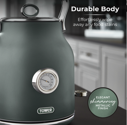 Tower Renaissance Kettle 1.7L T10063FOR (Forest Green)