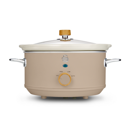 Swan Nordic 3.5L Slow Cooker SF17021OAT (Oatmeal)