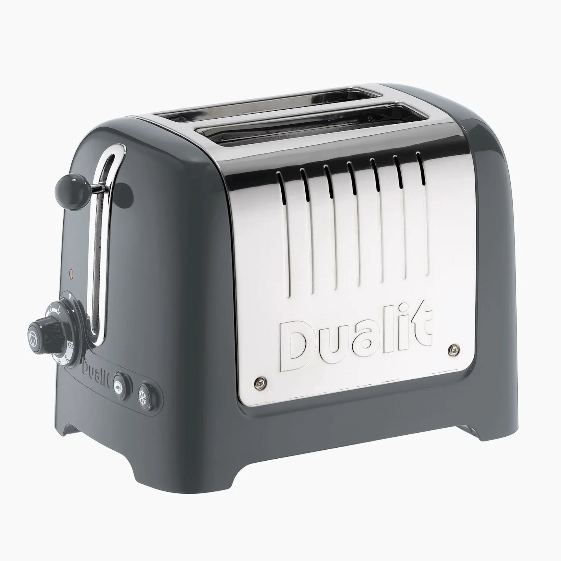 Dualit Lite Toaster 2 Slice Stainless Steel 26204 (Gloss Grey)