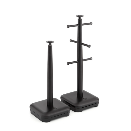 Swan Stealth Towel Pole and Mug Tree Set SWKA18522BLKN (Black)