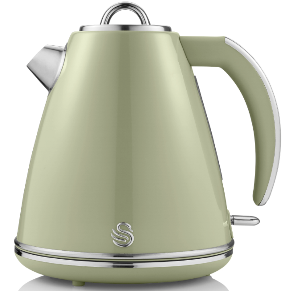 Swan Retro Kettle & 2 Slice Toaster Set (Green)
