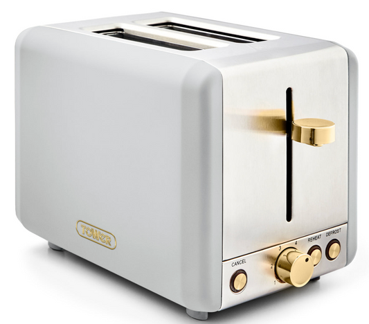 Tower Cavaletto 2 Slice Toaster T20036WHT (Optic White)