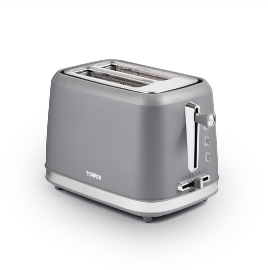 Tower Odyssey 2 Slice Toaster with Chrome T20070G (Grey)