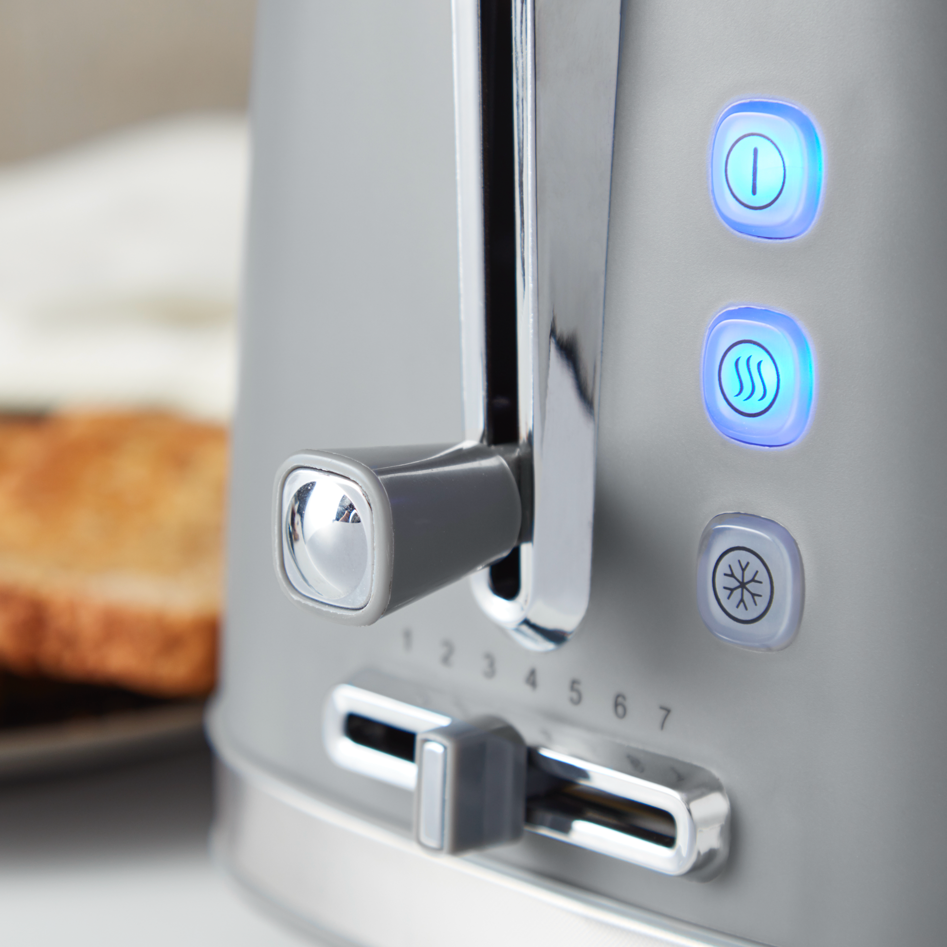 Tower Odyssey 2 Slice Toaster with Chrome T20070G (Grey)