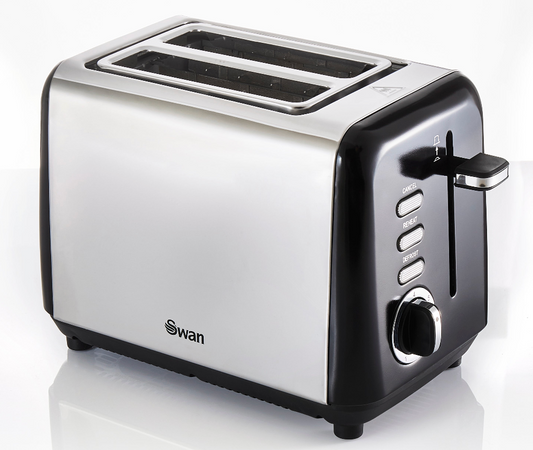 Swan TownHouse 2 Slice Toaster Metal ST14015BN (Black)