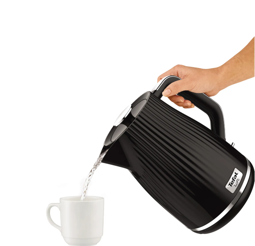 Tefal Loft Black Kettle KO250840 - Vibe Home