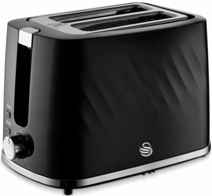 Swan Windsor 2 Slice Toaster ST14071BLK (Black)