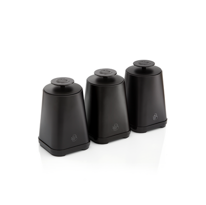 Swan Stealth Set of 3 Canisters SWKA18521BLKN (Black)