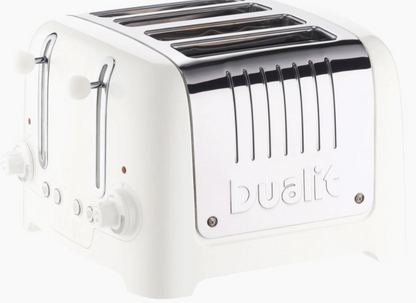 Dualit Lite 4 Slice Toaster 46203 (White)