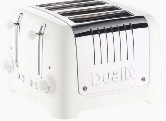 Dualit Lite 4 Slice Toaster 46203 (White)