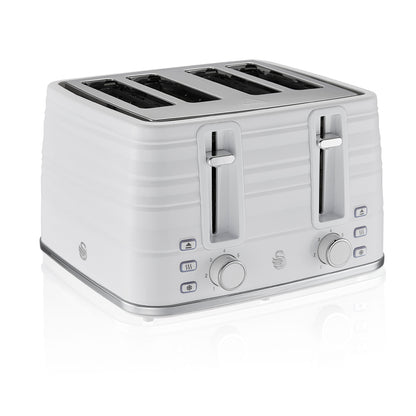 Swan Symphony 4 Slice Toaster ST31054WN (White)