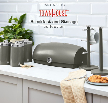 Swan Townhouse Towel Pole & Mug Tree Kitchen Set SWKA18531GRP (Graphite) - Vibe Home