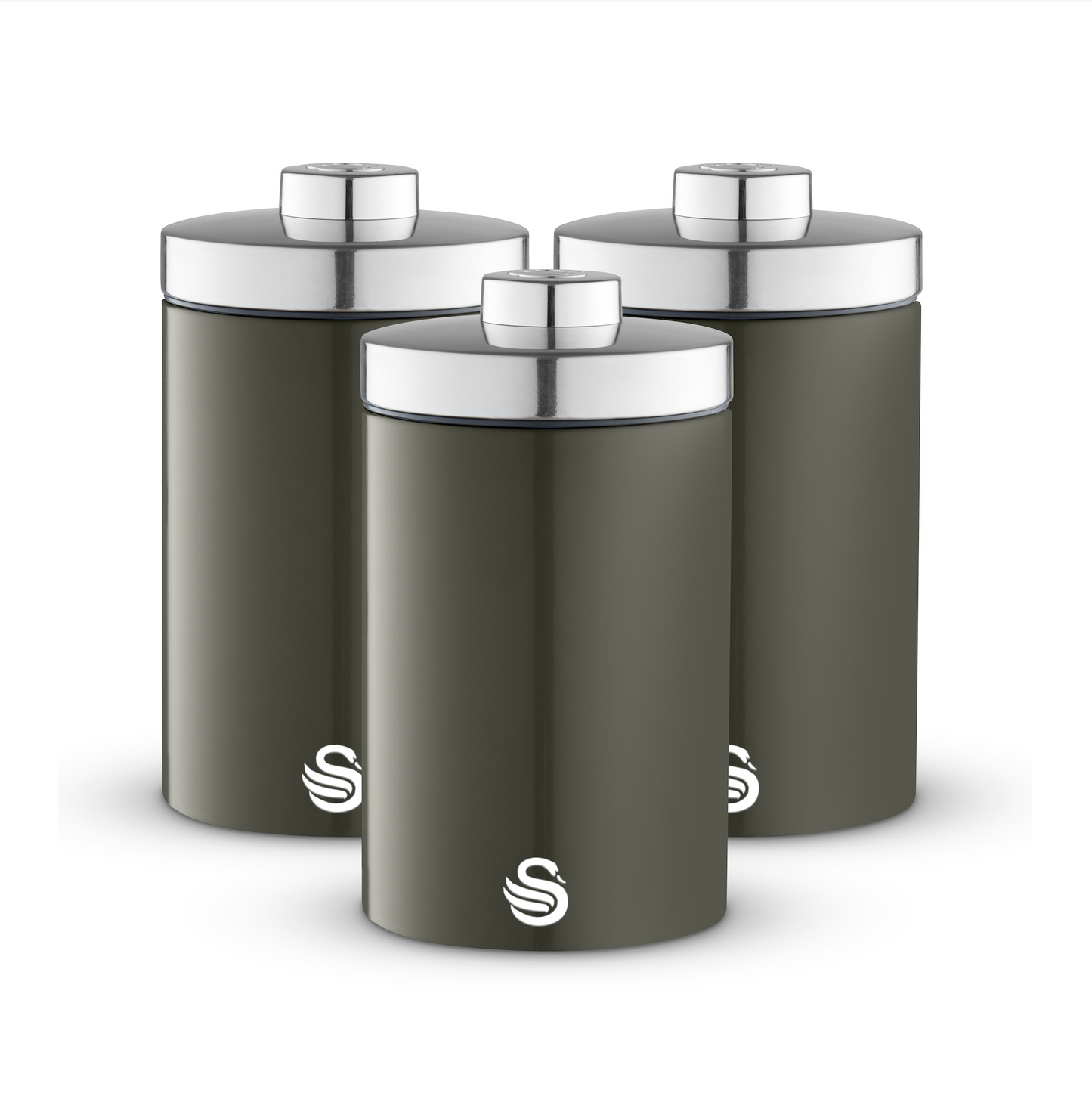 Swan Townhouse Canisters Kitchen Set SWKA18530GRP (Graphite)