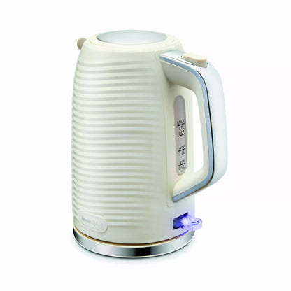 Swan Swan Wave Kettle & 2 Slice Toaster Kitchen Set (Cream)
