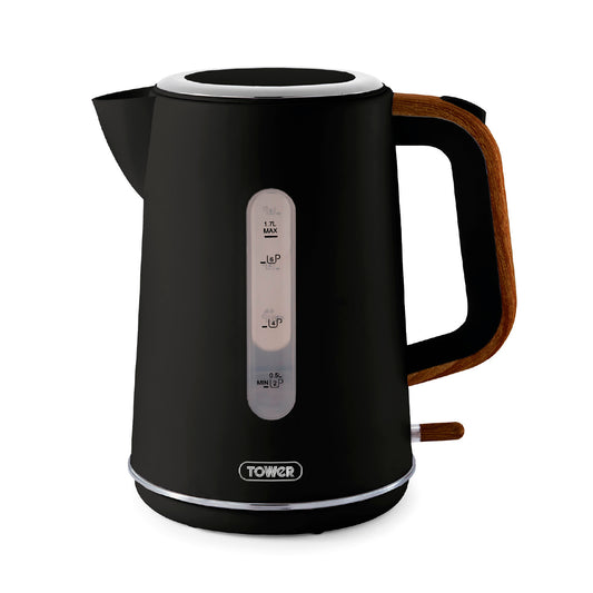 Tower Jug Kettle with Rapid Boil 3000W T10037BLK (Black)