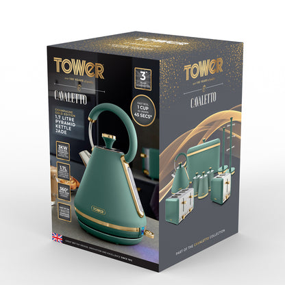 Tower Cavaletto Pyramid Kettle T10044JDE (Jade Green)