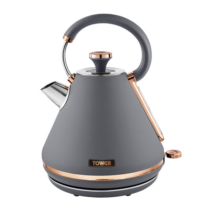 Tower Cavaletto Kettle & 2 Slice Toaster Kitchen Set (Grey)