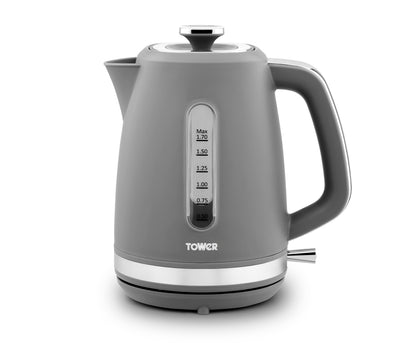 Tower Odyssey Jug Kettle with Chrome T10067GBF (Grey)