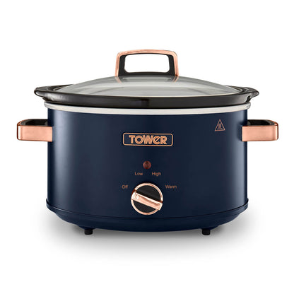 Tower Cavaletto 3.5L Slow Cooker T16042MNB (Midnight Blue)