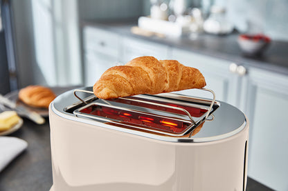 Tower Belle Kettle & 2 Slice Toaster Kitchen Set - Chantilly Cream