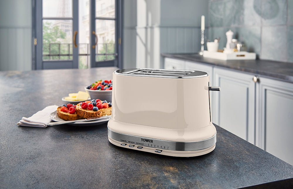 Tower Cream Belle 2 Slice Toaster Chantilly Beige T20043CHA