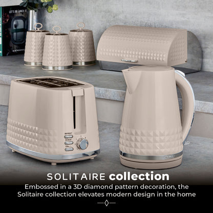 Tower Solitaire 2 Slice Toaster T20082MSH (Latte/Beige)