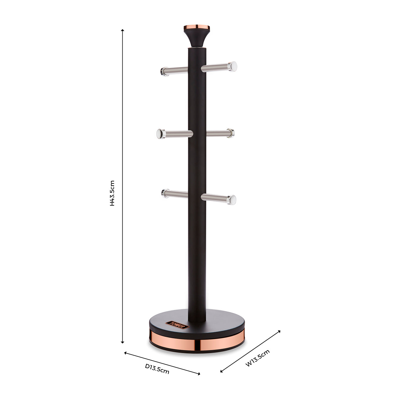 Tower Cavaletto Mug Tree T826132BLK (Black)