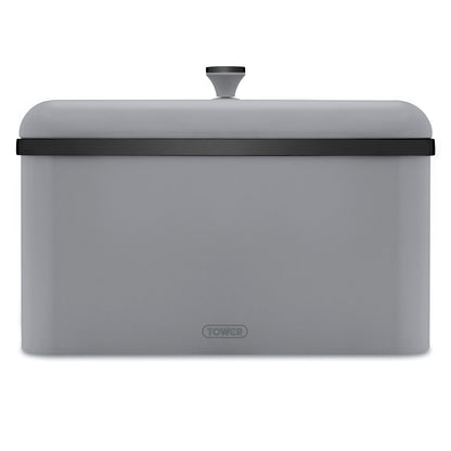 Tower Sera Bread Bin Metal T826136GRY (Grey)