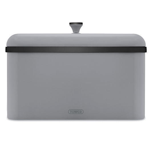 Tower Sera Bread Bin Metal T826136GRY (Grey)