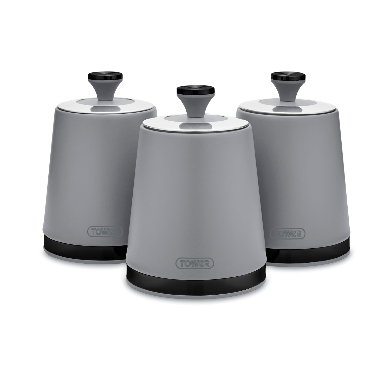 Tower Sera Canister Set Kitchen Canisters T826137GRY (Grey)