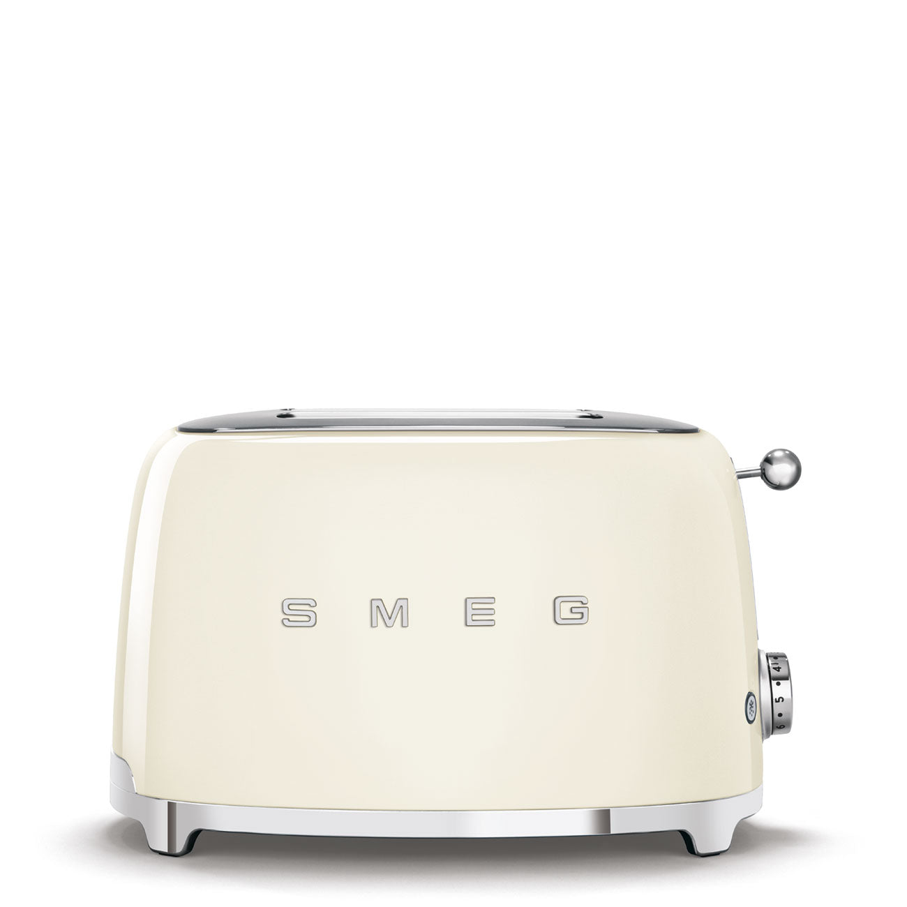 SMEG Retro 2 Slice Toaster Wide Slots TSF01CRUK (Cream)